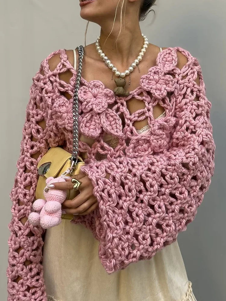Rosetta Crochet Top