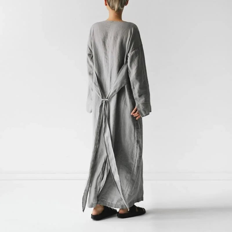 Solstice Linen Maxi Dress