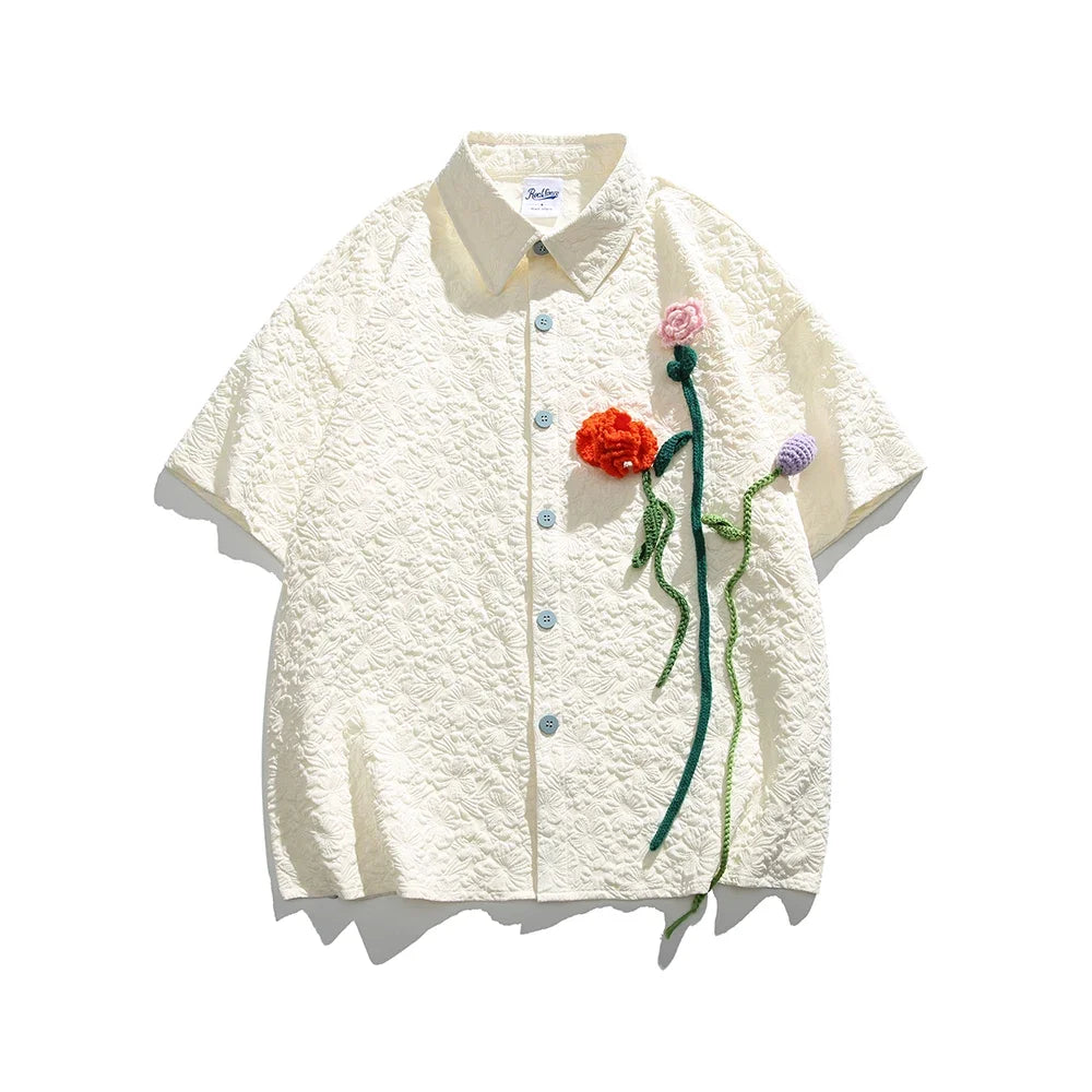Mercer Crochet Bloom Shirt