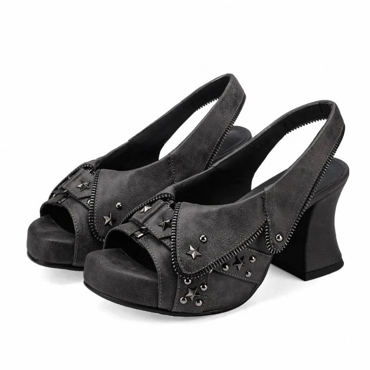 Starbolt Denim Slingbacks