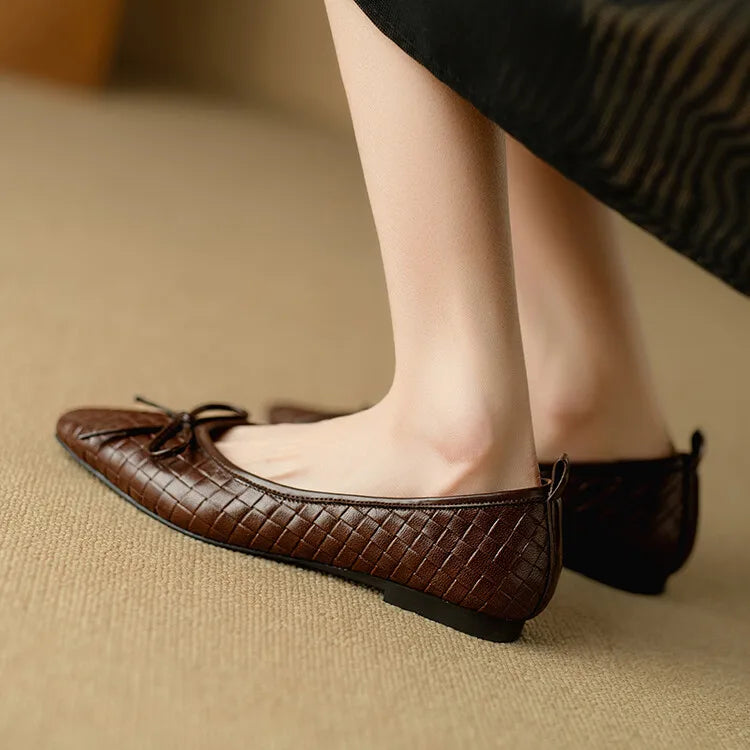 Mosaico Leather Flats