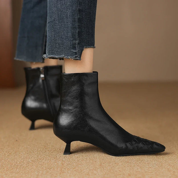 Intreccio Leather Boots