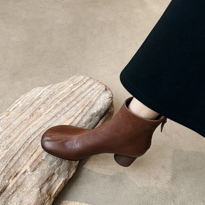 Foundation Heel Ankle Boots