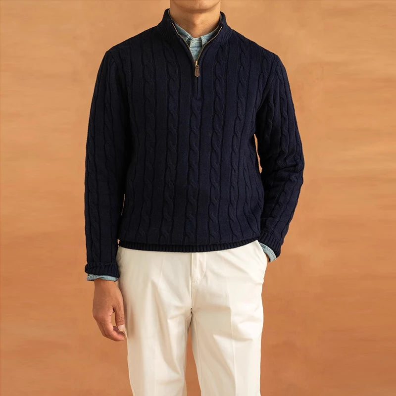Toscano Cable Quarter-Zip