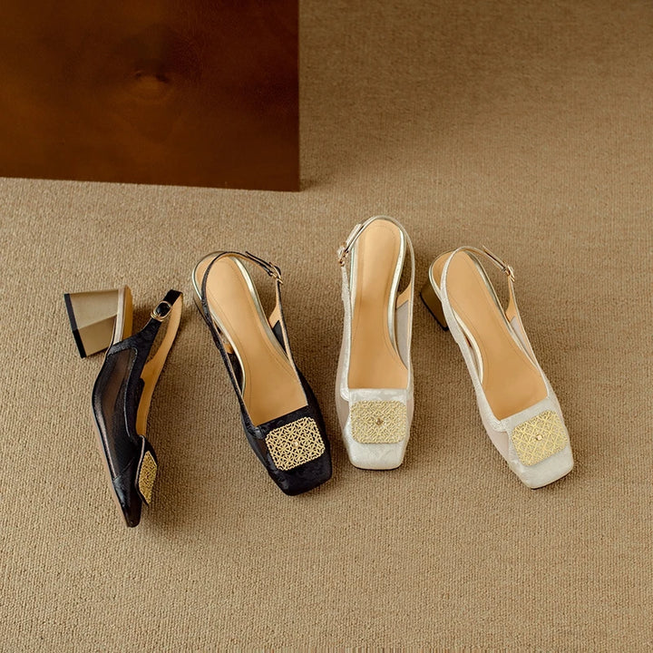 Veronese Mesh Slingbacks