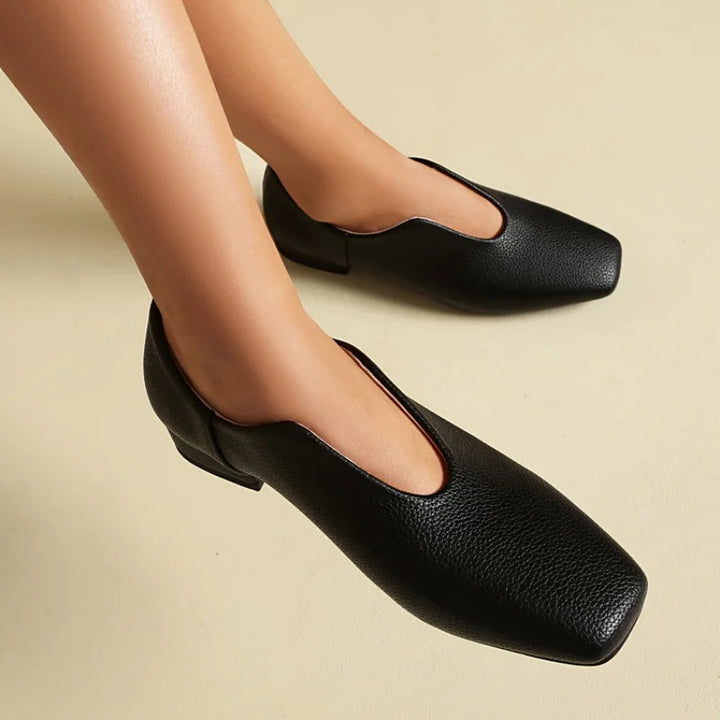 Semplicita Square-Toe Loafers