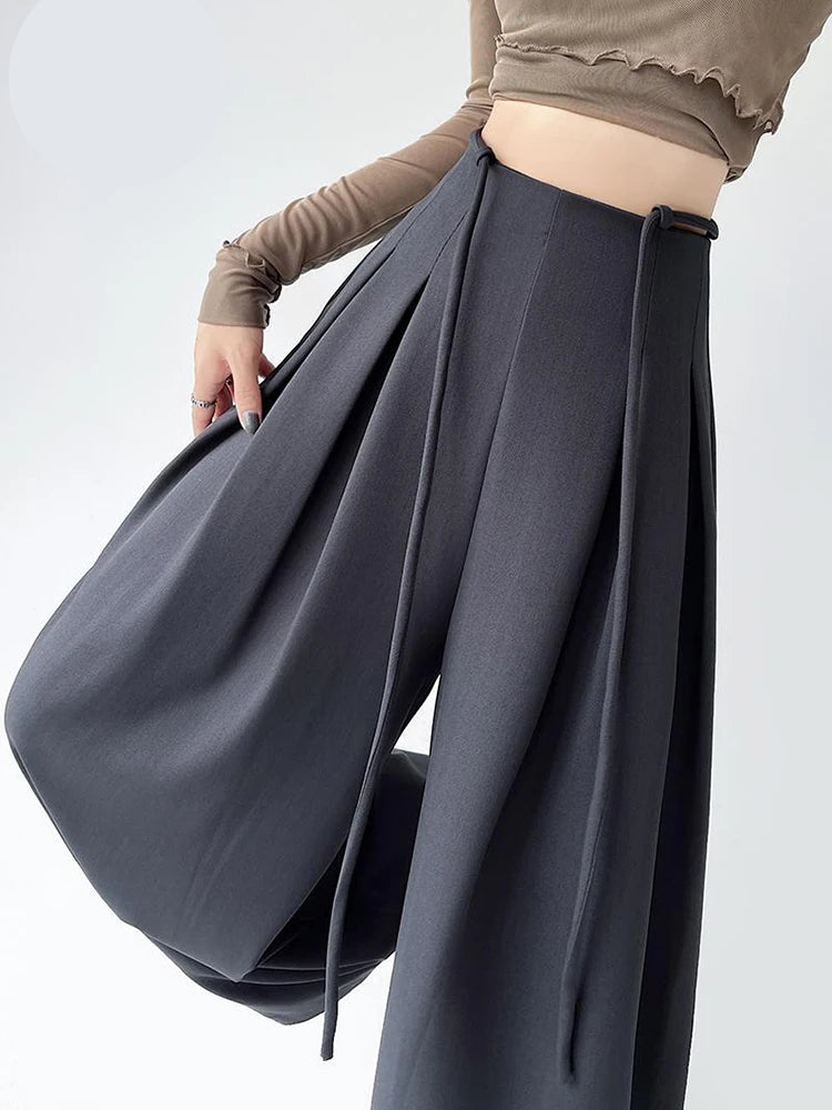 Pieghetta Pleated Wide-Leg Trousers