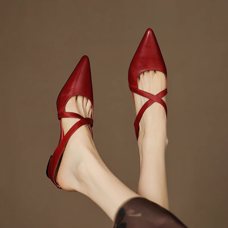 Vontessa Italian Leather Mules