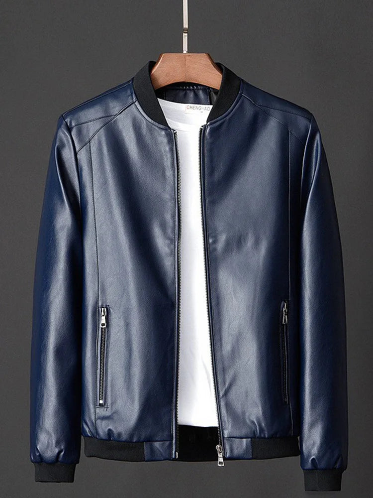 Statement Leather Bomber