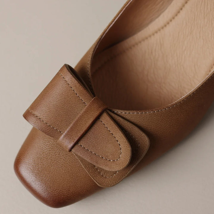 Rosalia Bow Heel Pumps