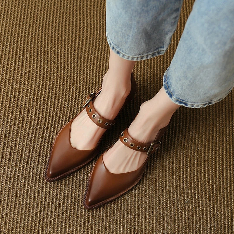 Novara Buckle Mary Janes