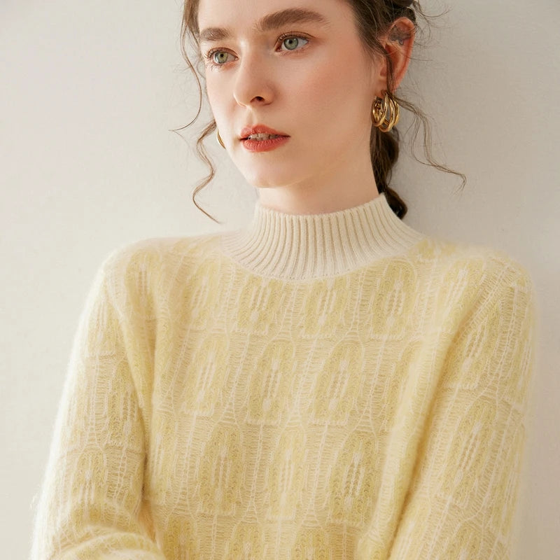 Cashmere Dream Jacquard Sweater