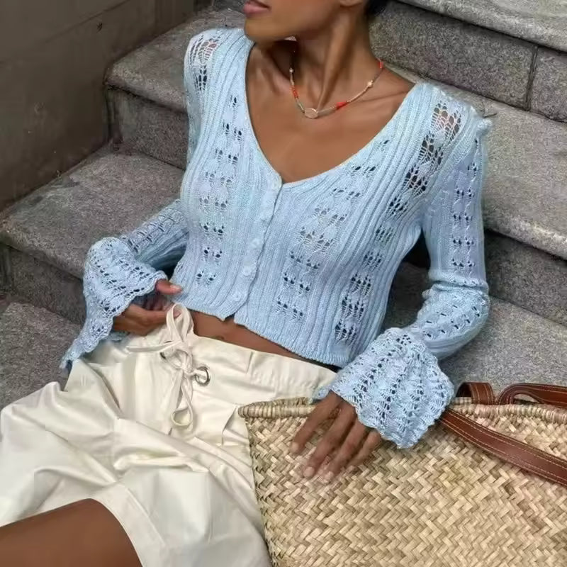 Lacey Crochet Cardigan