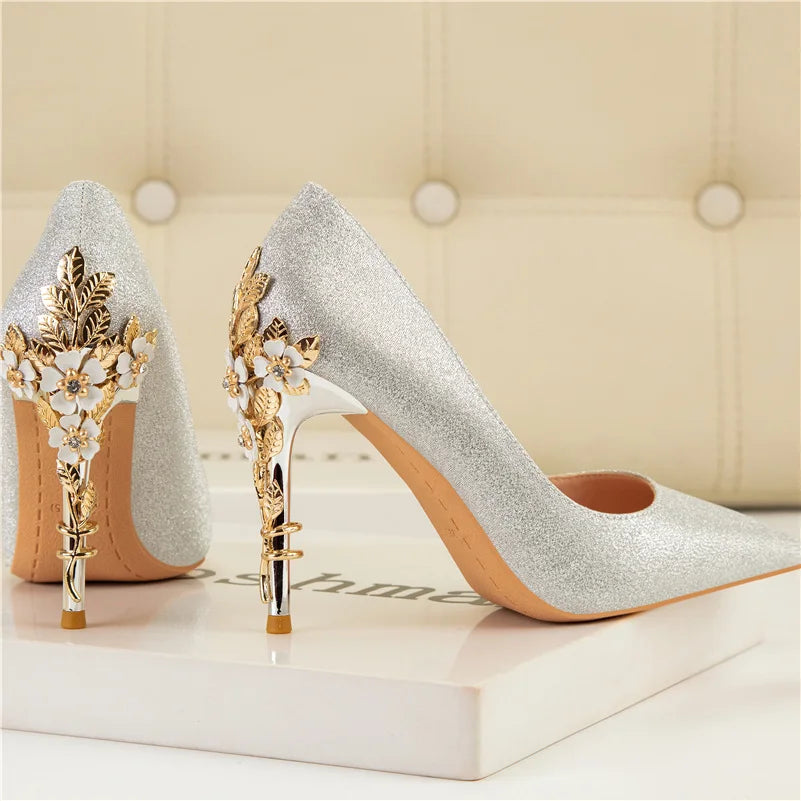 Fleur Regalia Heels