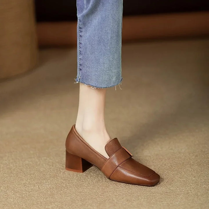 Maren Gold Bar Pumps