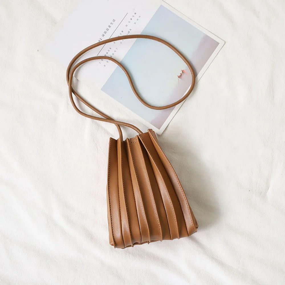 Faye Pleated Crossbody