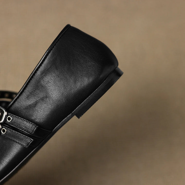 Valentina Buckle Flats