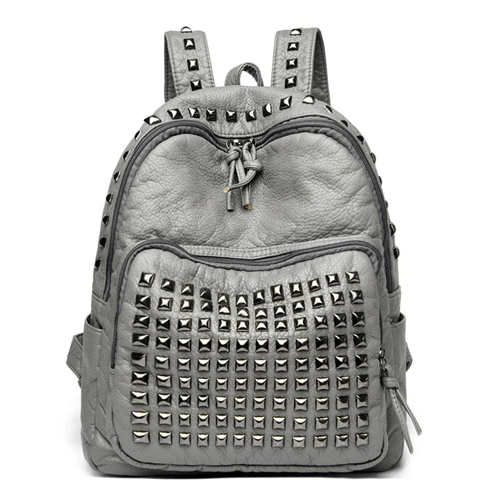 Punkmark Leather Backpack