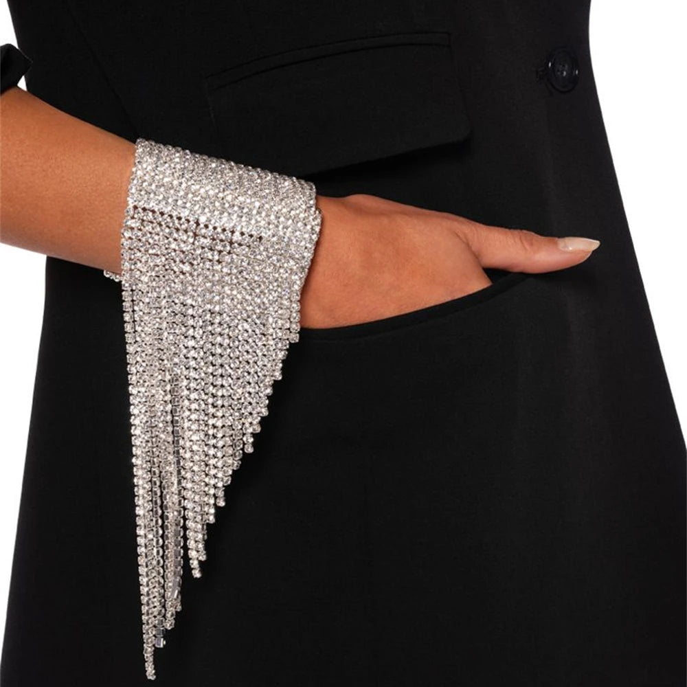 Glint Rhinestone Cuff