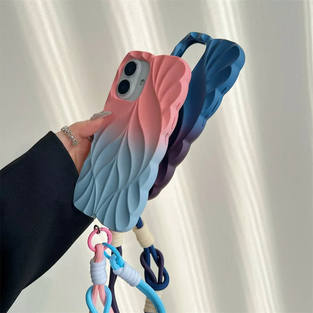 Fleur Form Pleated iPhone Case