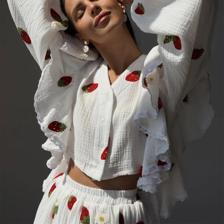 Blush Linen Twinset