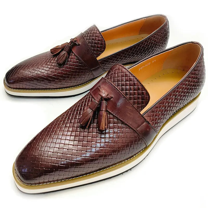 Cavalli Italian Leather Loafers