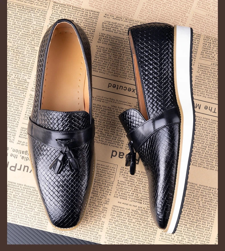 Cavalli Italian Leather Loafers