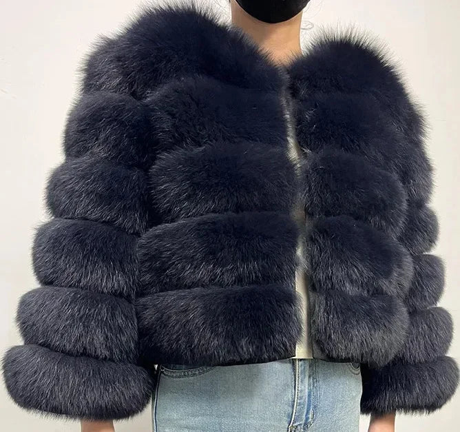 Ardelle Fox Panel Coat