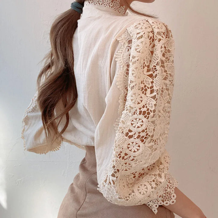 Colette Guipure Lace Blouse