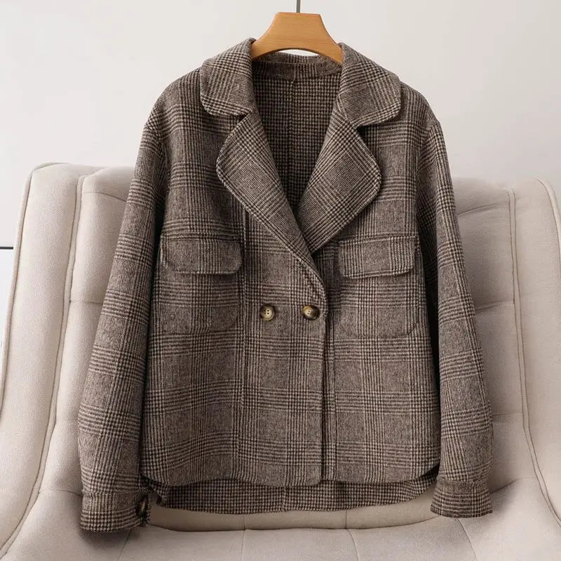 Harrow Plaid Wool Jacket