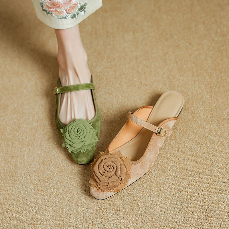 Rosabelle Leather Flats