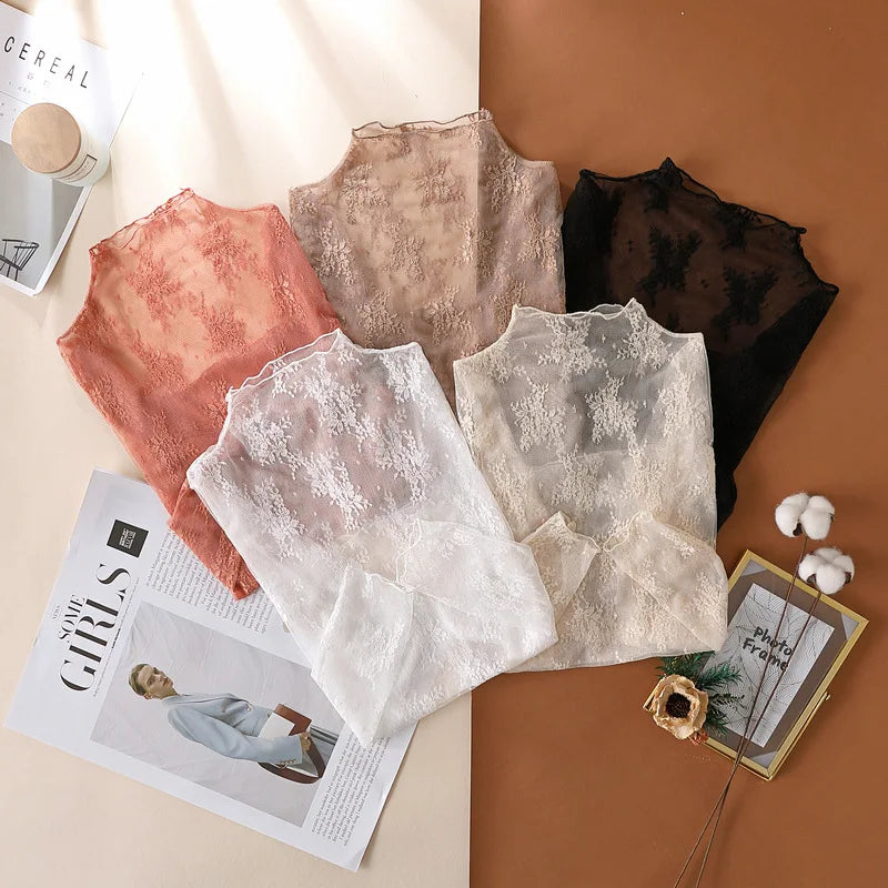Vesper Sheer Lace Blouse