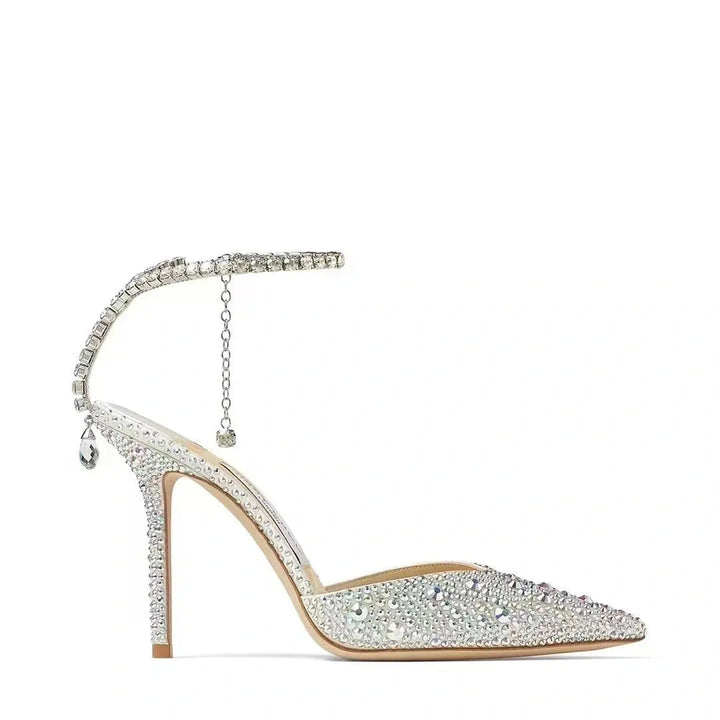 Cristalla Rhinestone Pumps