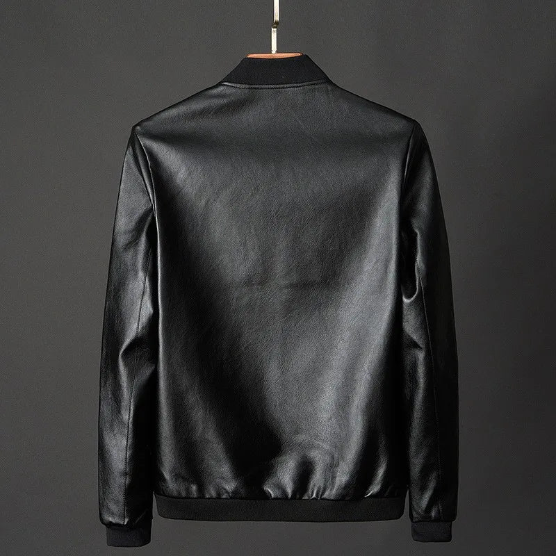 Statement Leather Bomber