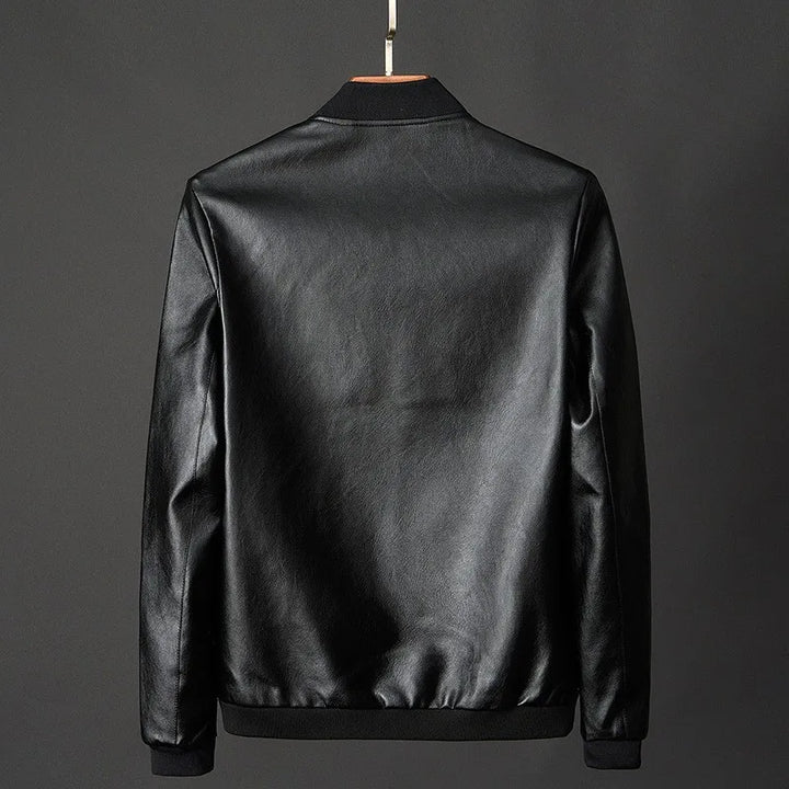 Statement Leather Bomber