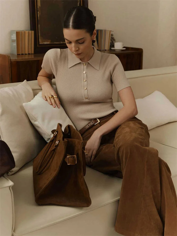 Maison Lapel Polo