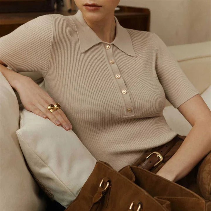 Maison Lapel Polo