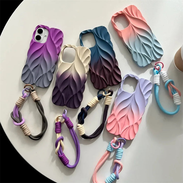 Fleur Form Pleated iPhone Case