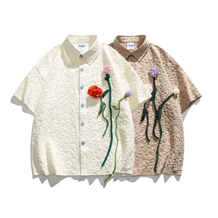 Mercer Crochet Bloom Shirt