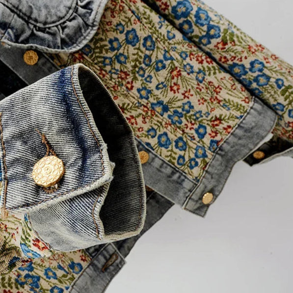 Giardino Jacquard Denim Jacket