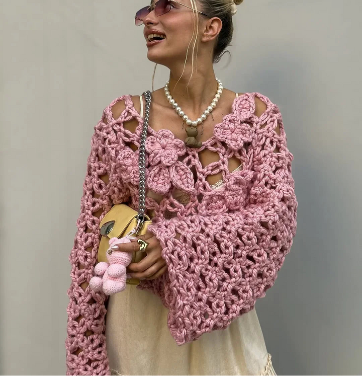 Rosetta Crochet Top