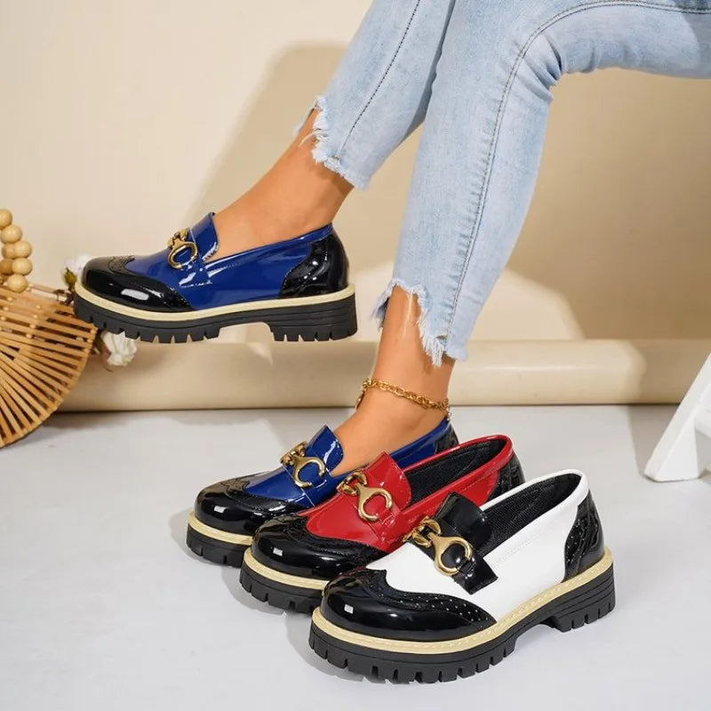 Bicolore Brogue Loafers