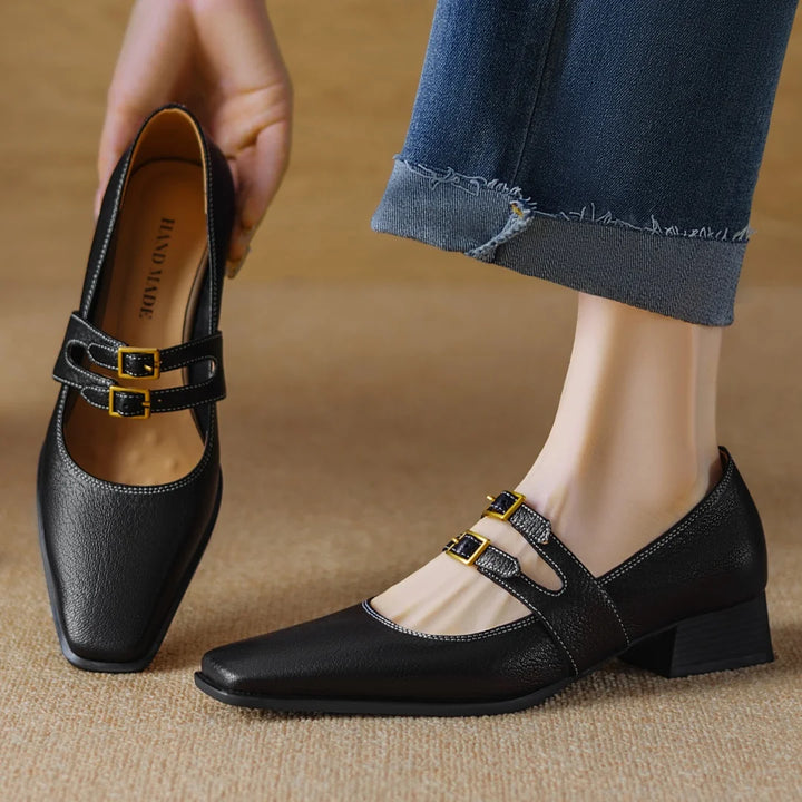 Firenze Dual Buckle Shoes