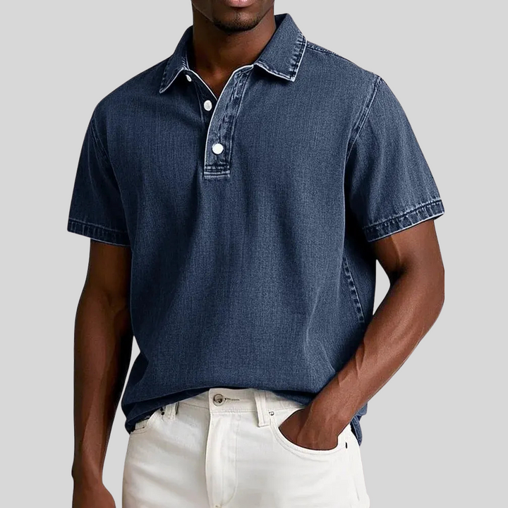 Denim Mercer Polo