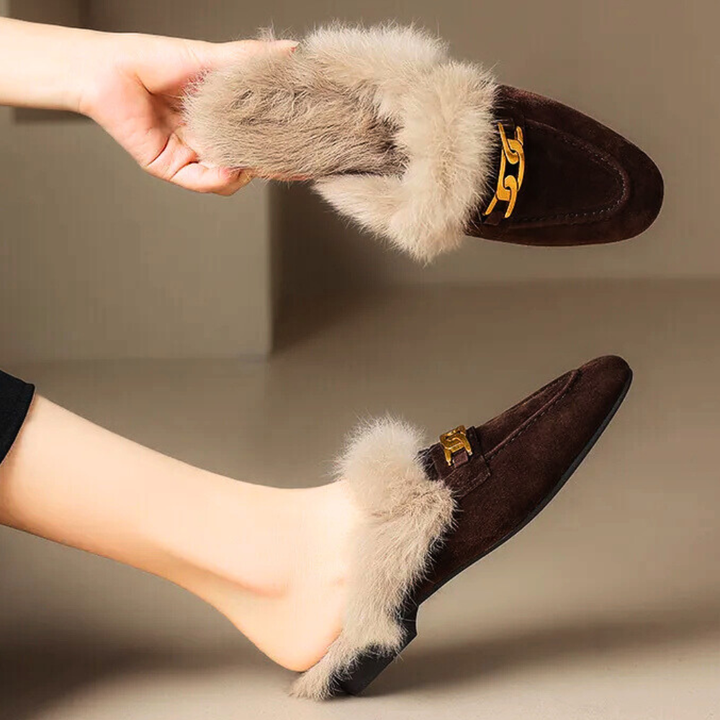 Ferra Suede Wool Mule