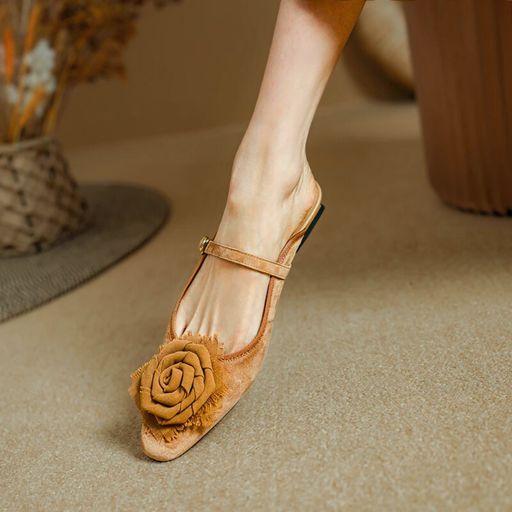 Rosabelle Leather Flats