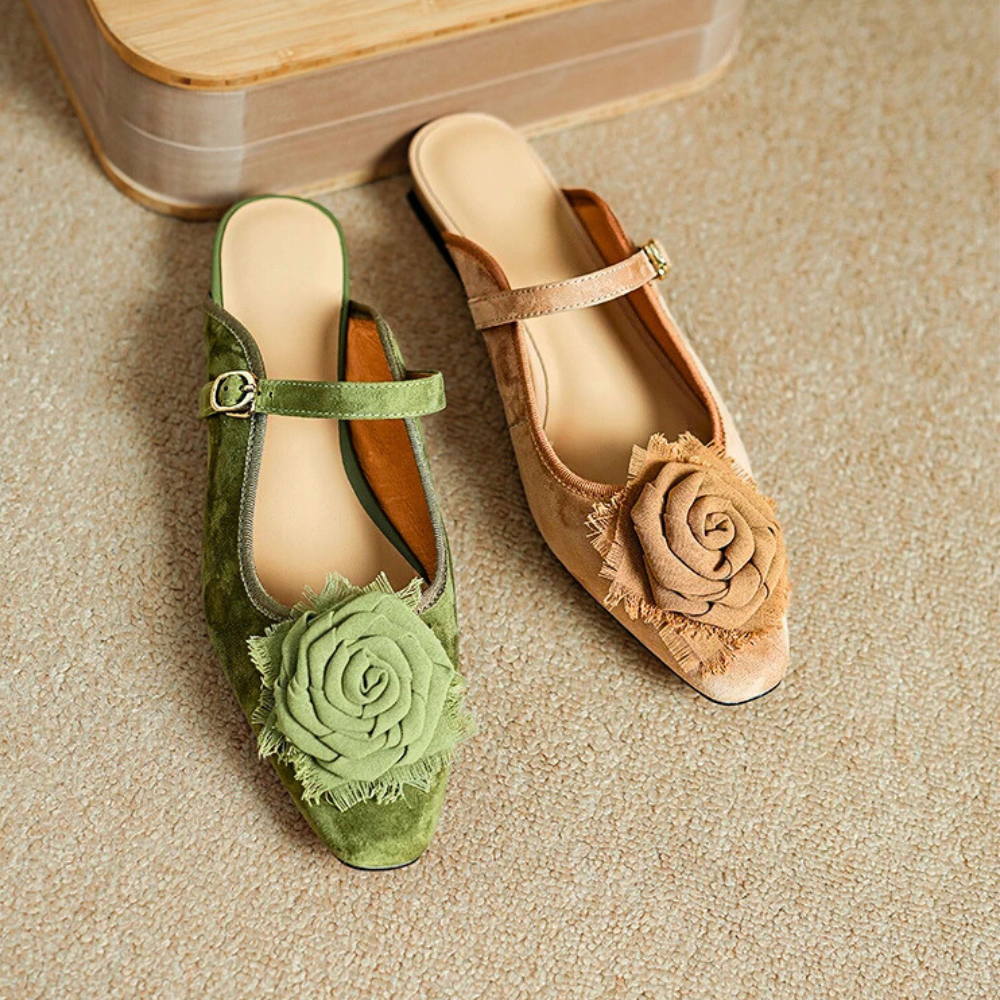 Rosabelle Leather Flats