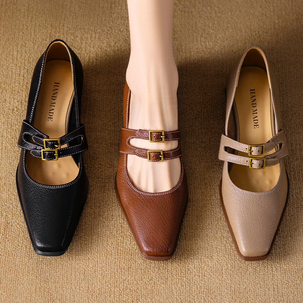 Firenze Dual Buckle Shoes