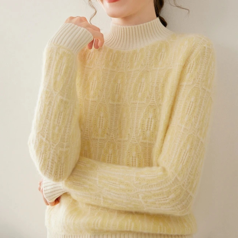Cashmere Dream Jacquard Sweater