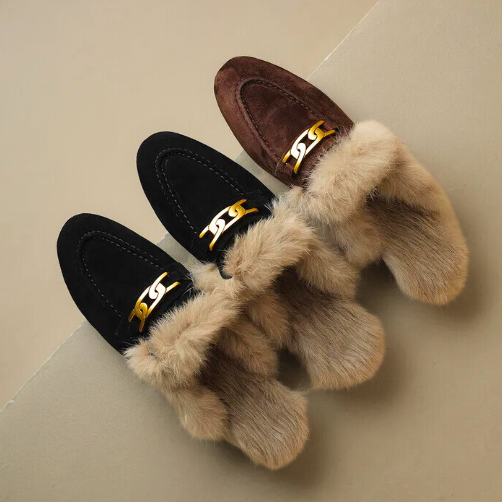 Ferra Suede Wool Mule